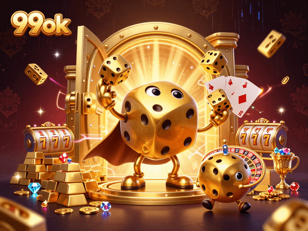 Join the fun at 99ok and enjoy thrilling casino games with our animated characters!