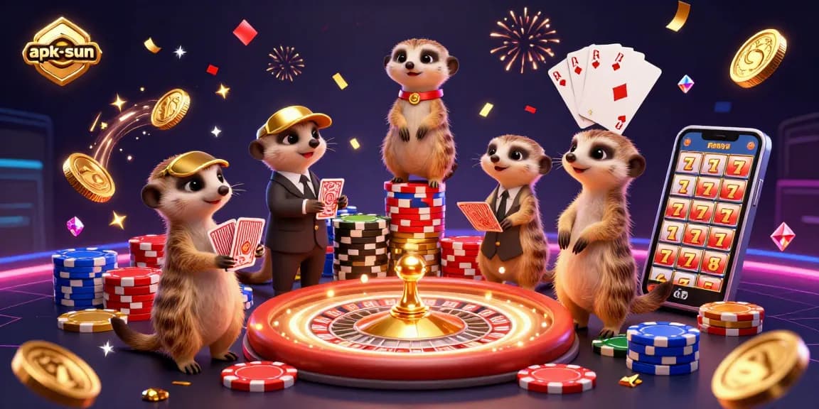 Experience the thrilling energy of apk-sun at this meerkat-run casino with vibrant games and excitement!