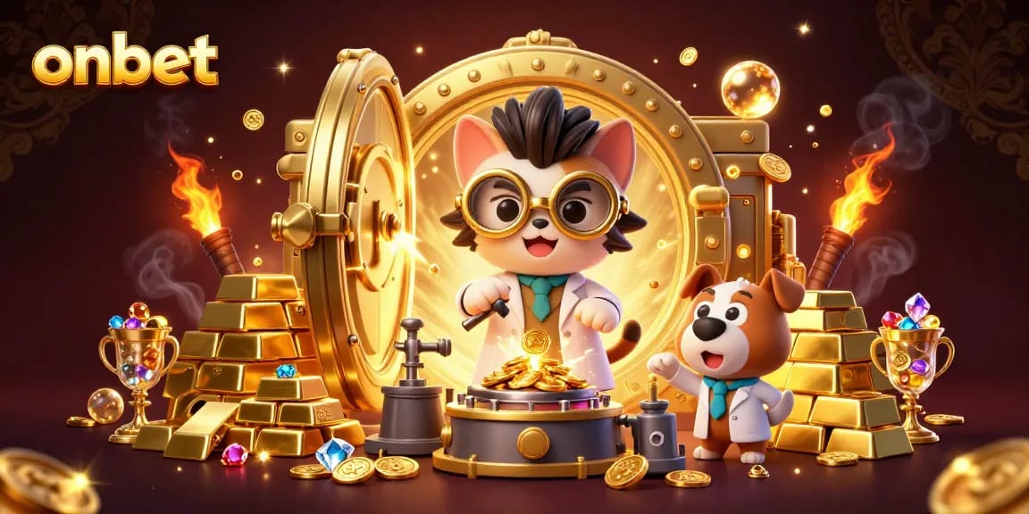 Experience winning strategies at Onbet, where gold bars and treasures await during exciting gameplay.