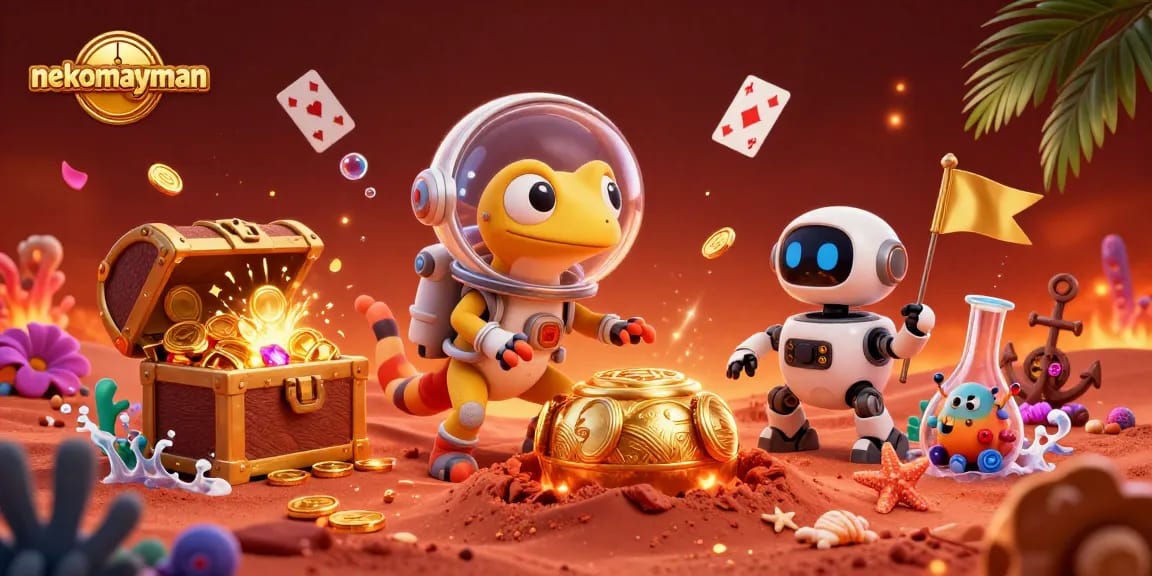 Play and win big with nekomayman at an exciting alien-themed casino adventure!