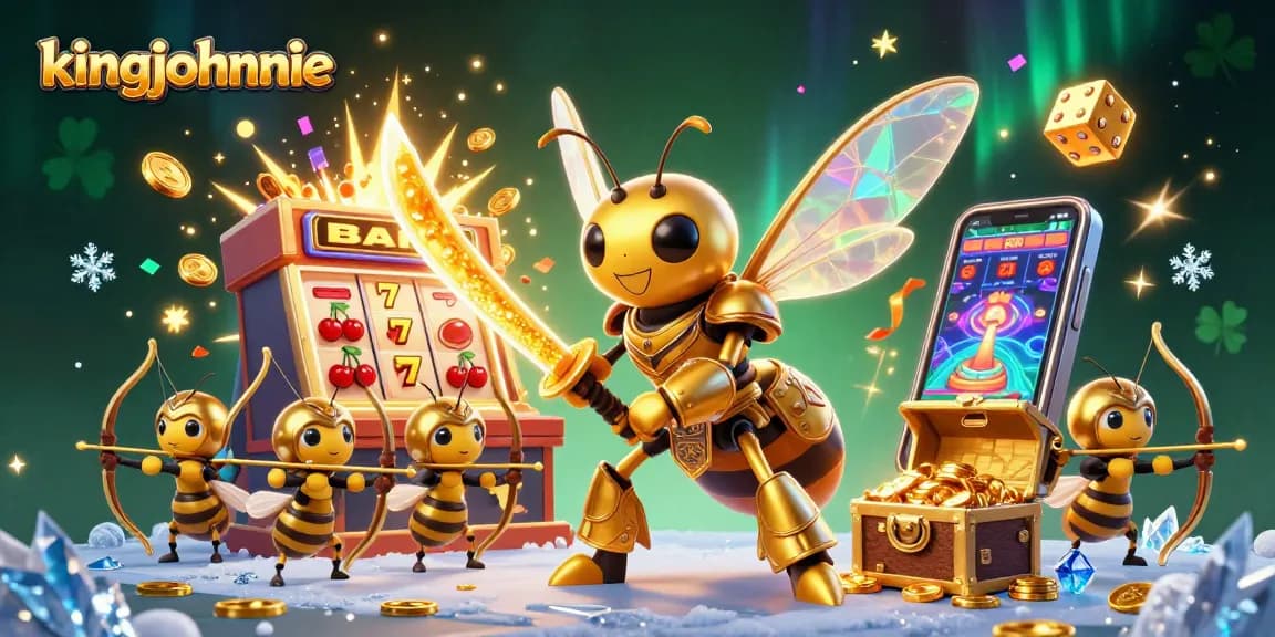 Engage with kingjohnnie's dynamic casino adventure featuring vibrant gameplay elements and gold-rich treasures.