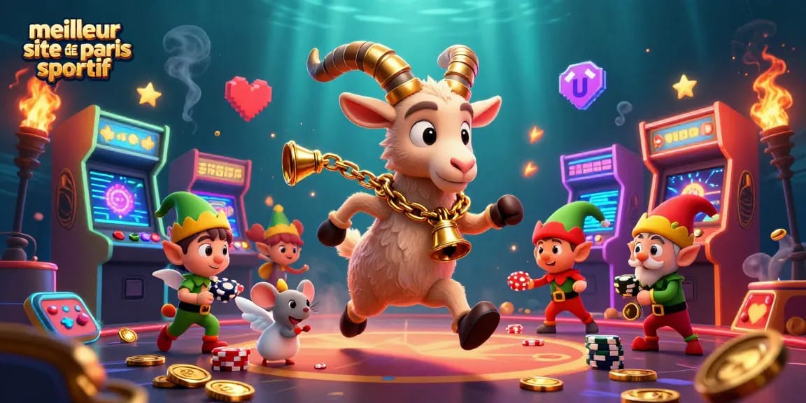 Jouer sur le meilleur site de paris sportif avec des personnages de casino amusants dans une ambiance festive.