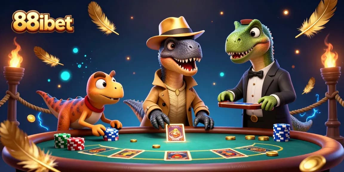 Experience the excitement of 88ibet with a casino adventurer in a thrilling blackjack scene.