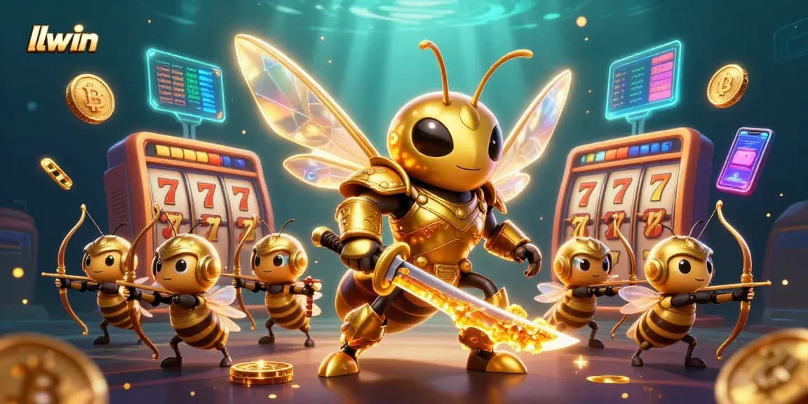 Join the excitement with LLWIN's immersive casino experience featuring vibrant game elements.