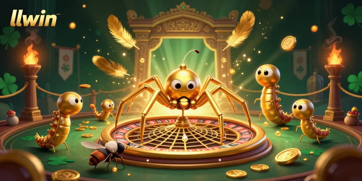 Experience the thrill of betting with llwin in this vibrant, dynamic 3D casino scene.