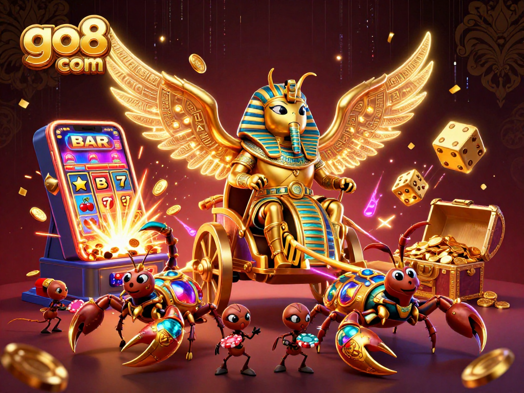 Experience exciting wins at go8 com with vibrant casino gaming elements and rich 3D graphics.