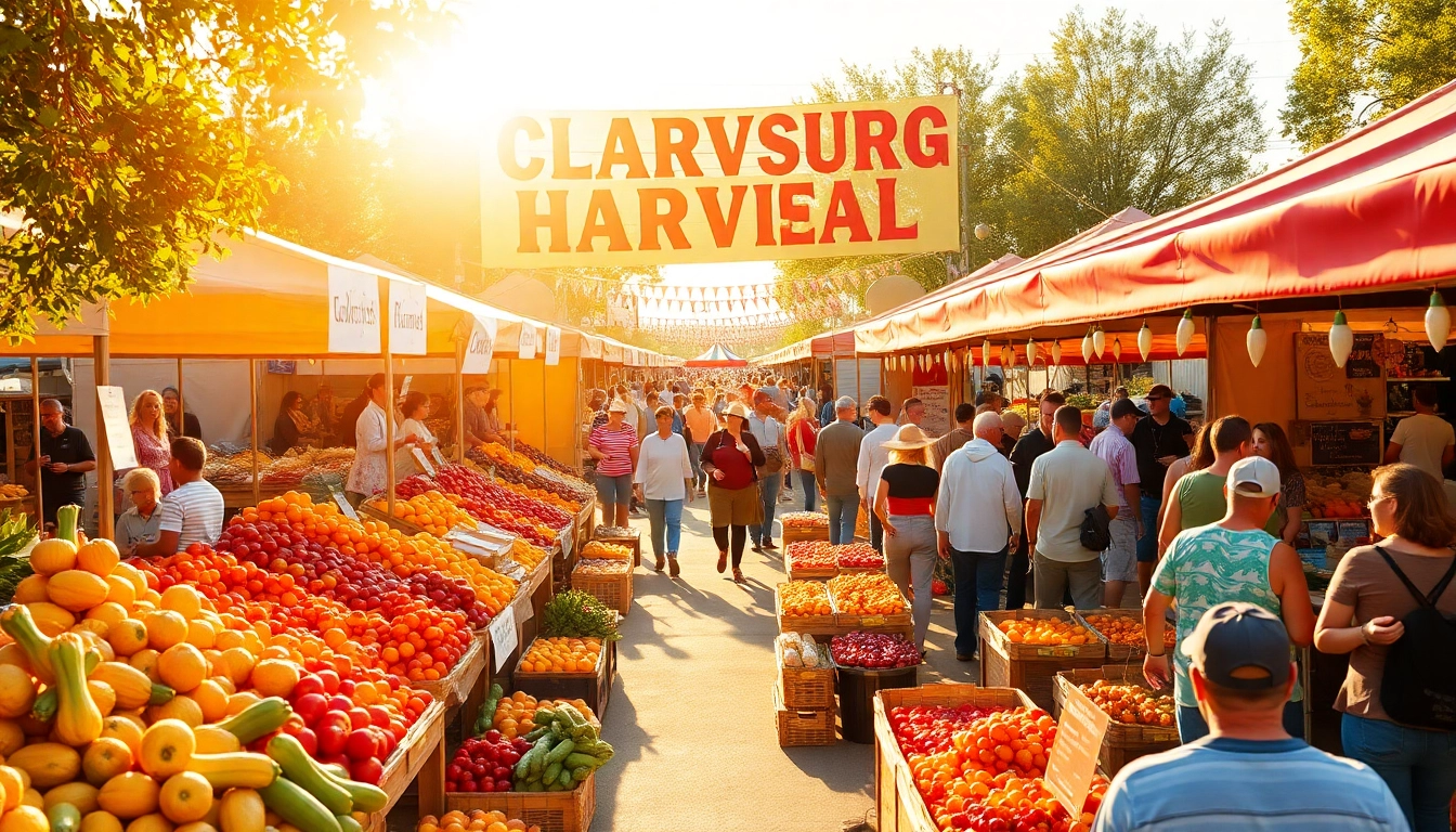 Experience the Clarksburg Harvest Festival California with vibrant stalls and joyful crowds.