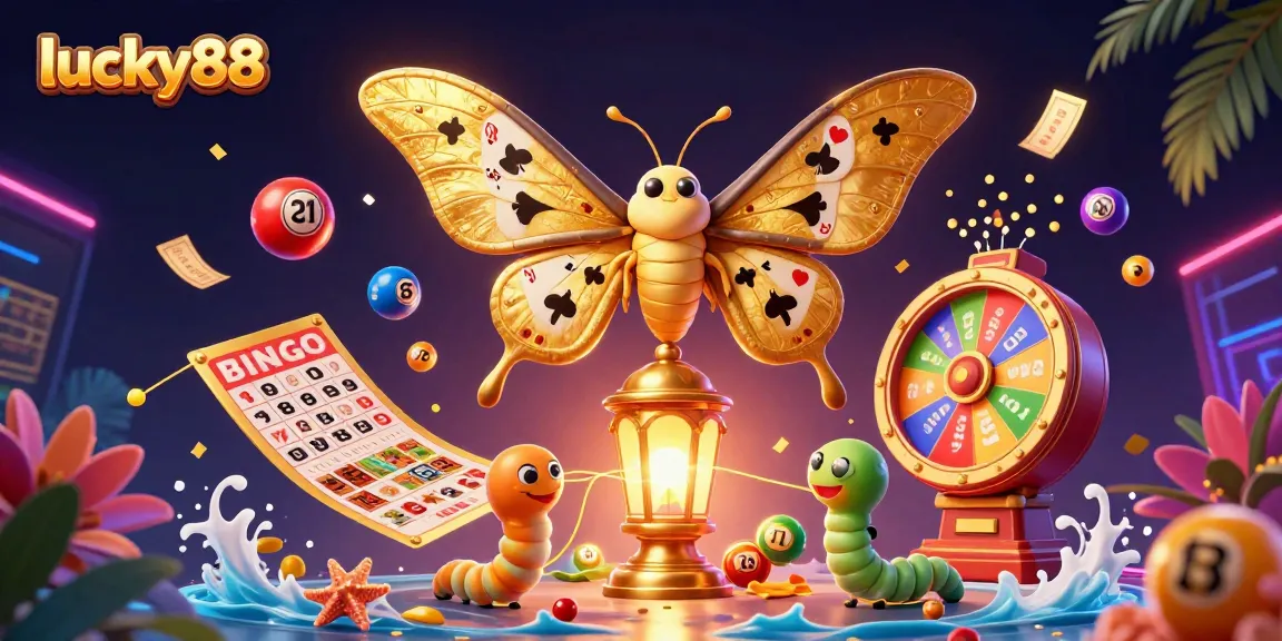Experience exciting gameplay at lucky88 with a dynamic scene of casino thrills featuring vibrant elements.