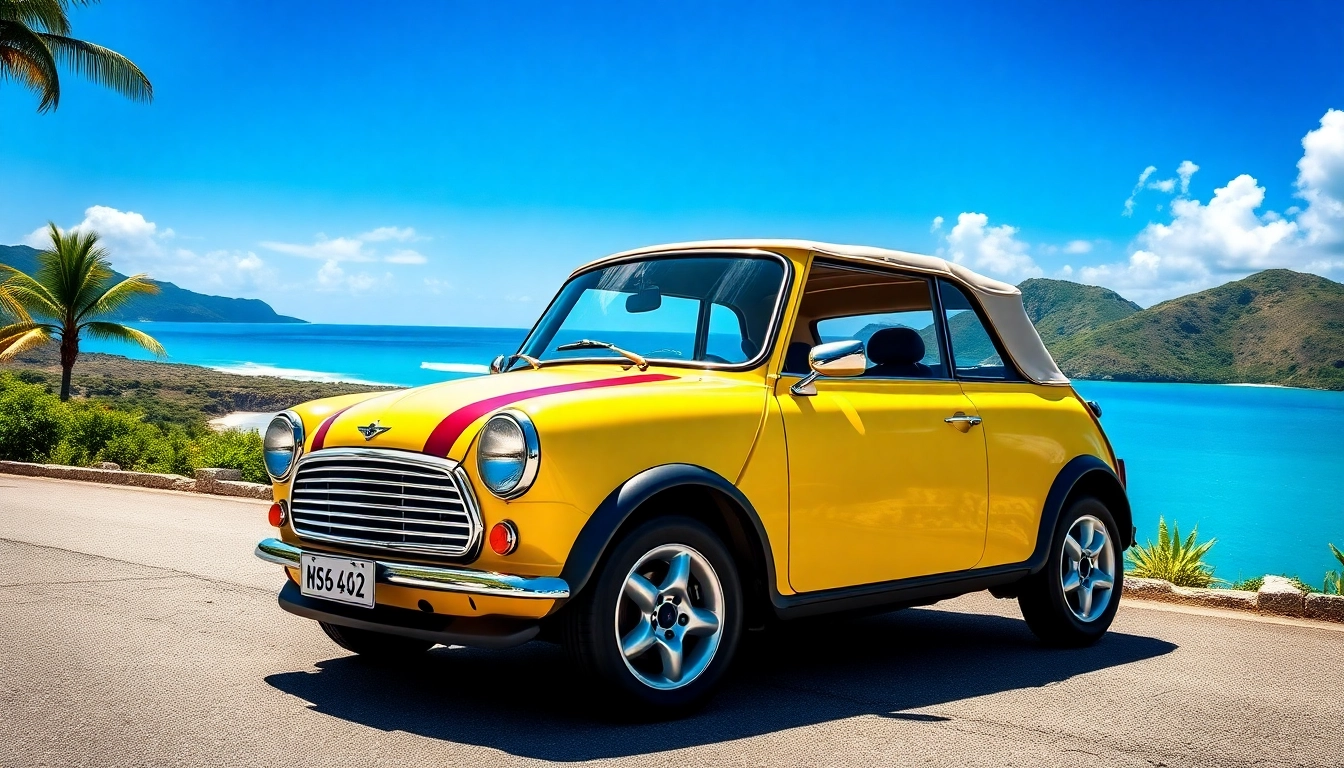 Experience the joy of mini cooper st barts rental while enjoying the stunning coastal views.