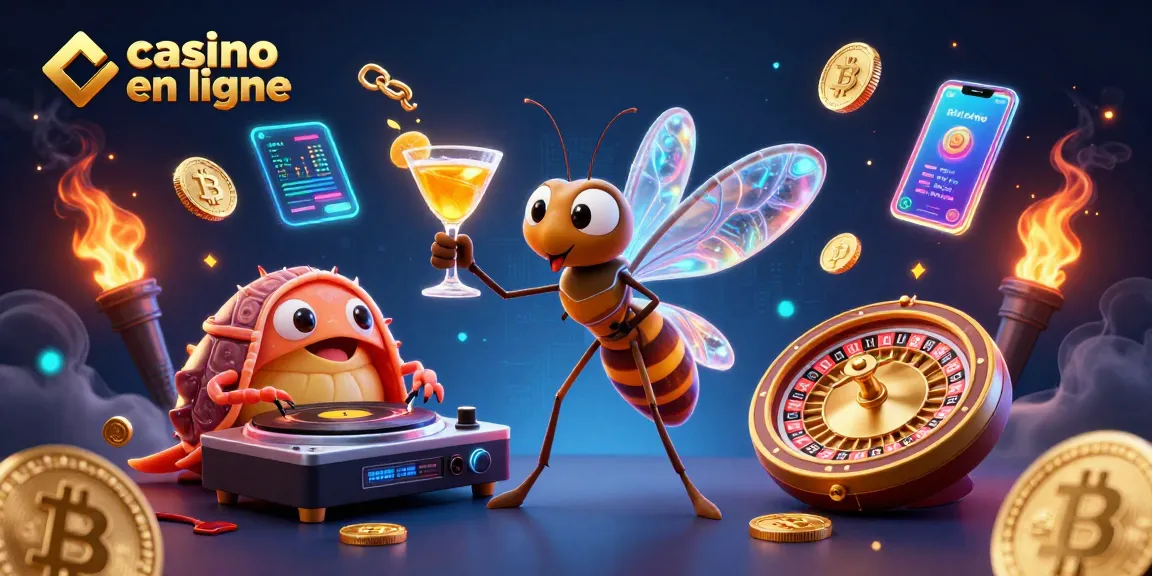 Jouez au casino en ligne avec une ambiance captivante de jeux et de crypto-monnaies.