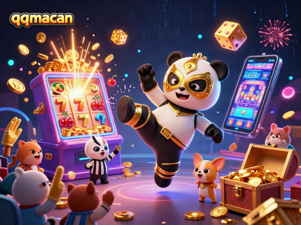 Maximize winnings with qqmacan's exciting jackpot rewards featuring a panda wrestler and thrilling slots.