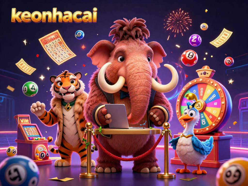 Engage with the exciting world of keonhacai casino featuring dynamic, colorful lottery elements.