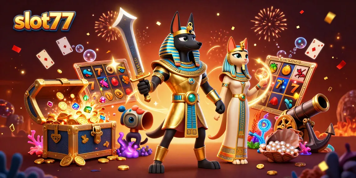 Menangkan permainan slot77 dengan kesempatan melimpah dan suasana kasino yang menarik.
