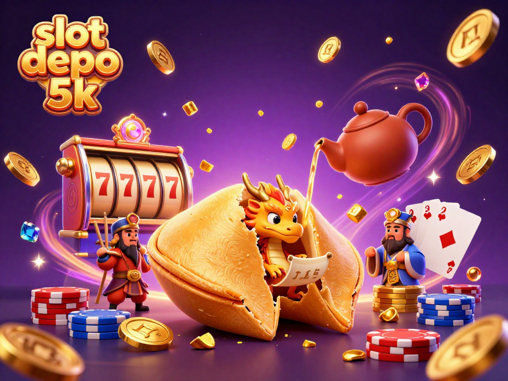Experience the excitement of slot depo 5k with dynamic slot machine reels and golden treasures