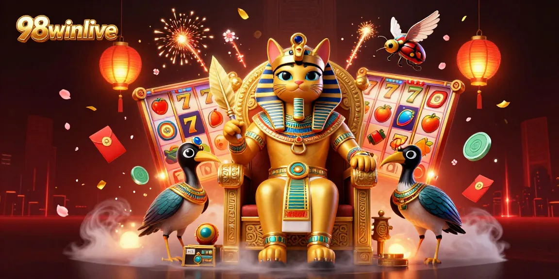 Engage with thrilling games at 98winlive, featuring stunning jackpot slots and vibrant decor.