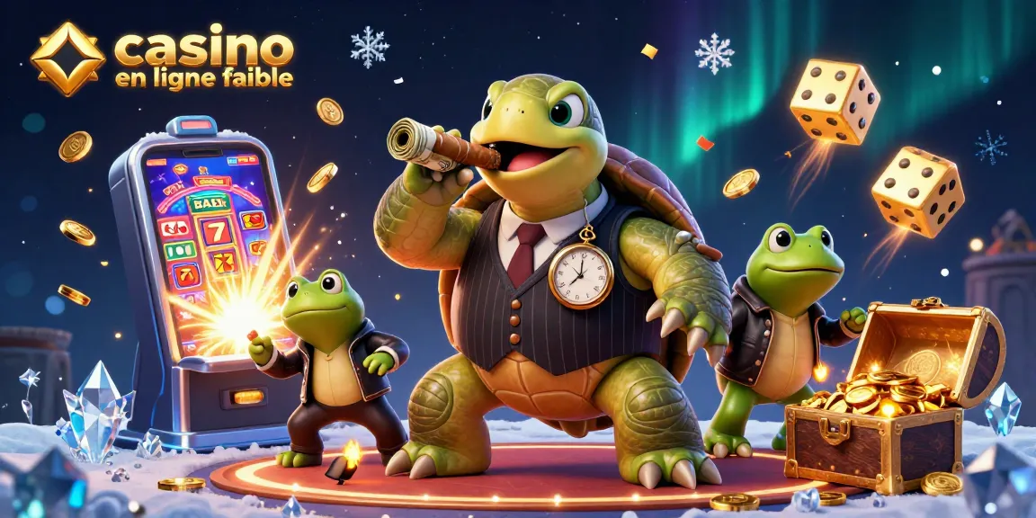 Profitez d'une ambiance de casino en ligne fiable avec une illustration 3D captivante.