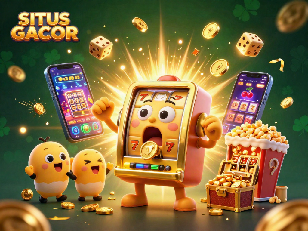 Experience the thrill at SITUS GACOR with jackpot excitement and animated slot machines!