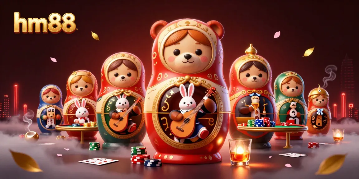 Catch exciting gameplay at hm88 with colorful casino elements in a vibrant 3D illustration.