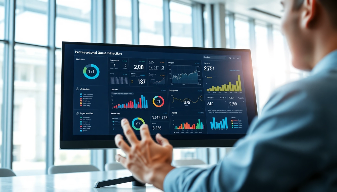Visualizing the interface of queue detection software, showcasing real-time analytics and user engagement.