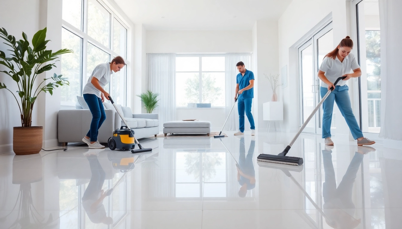 Expert bond cleaning Brisbane in a well-lit apartment showcasing sparkling surfaces and professional cleaning.