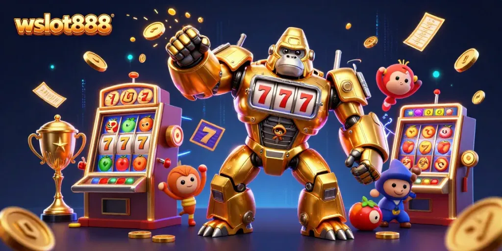 Menangkan jackpot wslot888 dengan gorila emas dan slot yang mengesankan.