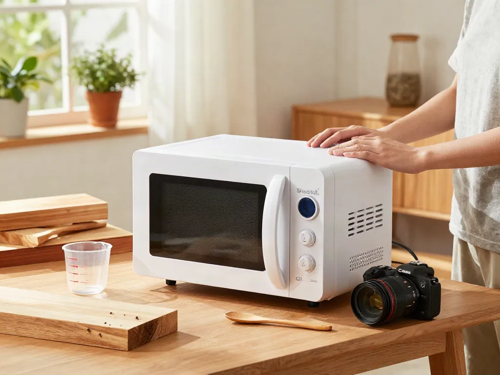 Shashel® microwave treatment device in a home setting eliminating wood-boring insects.